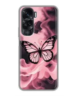 Чехол для Huawei Honor 90 Lite с картинкой «Бабочка в дыму» Чехол для Huawei Honor 90 Lite с картинкой «Бабочка в дыму»