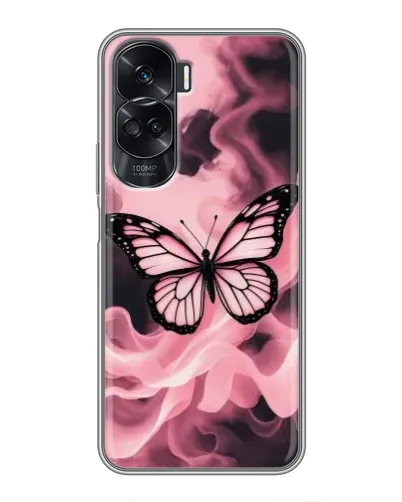 Чехол для Huawei Honor 90 Lite с картинкой «Бабочка в дыму» Чехол для Huawei Honor 90 Lite с картинкой «Бабочка в дыму»