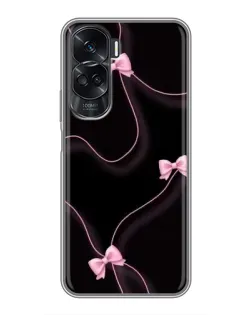 Чехол для Huawei Honor 90 Lite с картинкой «Розовые ленты»