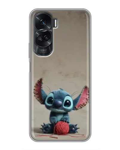 Чехол для Huawei Honor 90 Lite с картинкой «Стич на коричневом фоне» Чехол для Huawei Honor 90 Lite с картинкой «Стич на коричневом фоне»