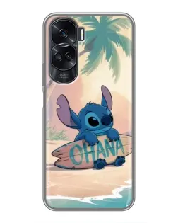 Чехол для Huawei Honor 90 Lite с картинкой «Стич на серфе»