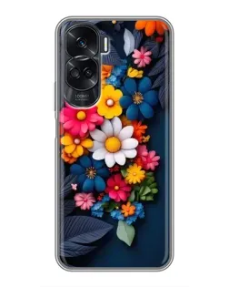 Чехол для Huawei Honor 90 Lite с картинкой «Цветочная феерия»