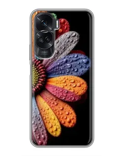 Чехол для Huawei Honor 90 Lite с картинкой «Радужный цветок»
