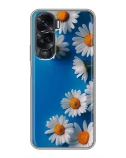 Чехол для Huawei Honor 90 Lite с картинкой «Белоснежные маргаритки»