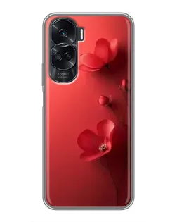 Чехол для Huawei Honor 90 Lite с картинкой «Маковые соцветия»