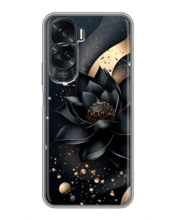 Чехол для Huawei Honor 90 Lite с картинкой «Черный лотос»