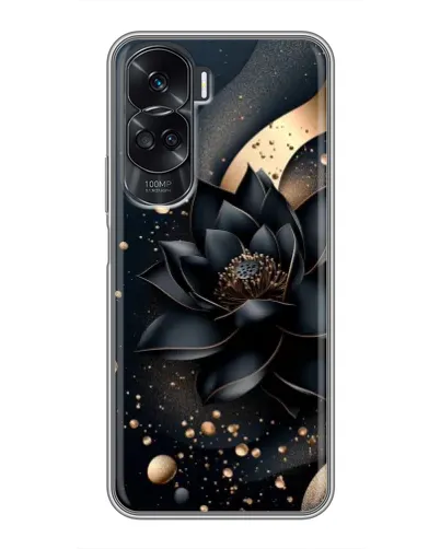 Чехол для Huawei Honor 90 Lite с картинкой «Черный лотос» Чехол для Huawei Honor 90 Lite с картинкой «Черный лотос»