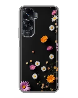 Чехол для Huawei Honor 90 Lite с картинкой «Цветочная композиция»
