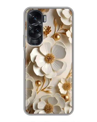 Чехол для Huawei Honor 90 Lite с картинкой «Белие бумажние цвети» Чехол для Huawei Honor 90 Lite с картинкой «Белие бумажние цвети»