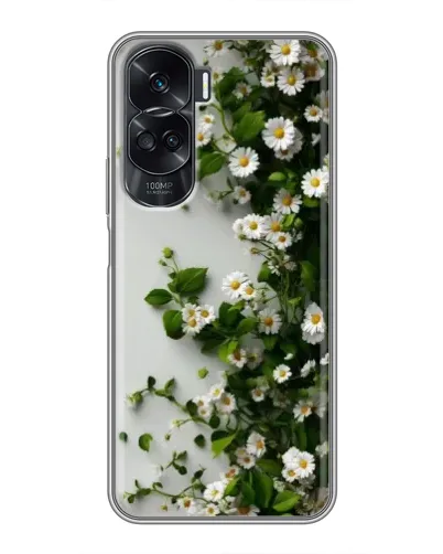 Чехол для Huawei Honor 90 Lite с картинкой «Ветка мелких белых цветов» Чехол для Huawei Honor 90 Lite с картинкой «Ветка мелких белых цветов»