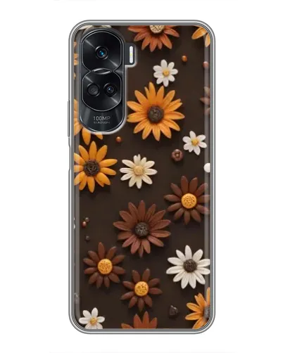 Чехол для Huawei Honor 90 Lite с картинкой «Узор из маленьких подсолнухов» Чехол для Huawei Honor 90 Lite с картинкой «Узор из маленьких подсолнухов»