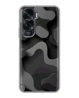 Чехол для Huawei Honor 90 Lite с картинкой «Темный абстрактный камуфляж» Чехол для Huawei Honor 90 Lite с картинкой «Темный абстрактный камуфляж»