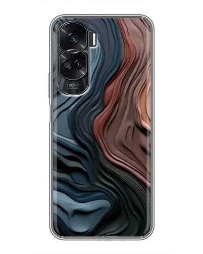 Чехол для Huawei Honor 90 Lite с картинкой «Цветные волны каньона» Чехол для Huawei Honor 90 Lite с картинкой «Цветные волны каньона»