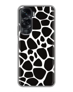 Чехол для Huawei Honor 90 Lite с картинкой «Черно-белый жираф»