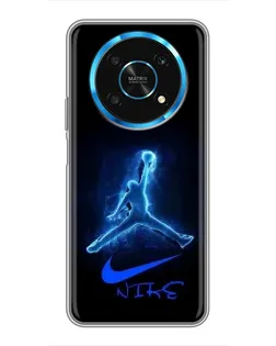 Чехол для Huawei Honor Magic 6 Lite 5G с картинкой «Jordan Neon Blue» Чехол для Huawei Honor Magic 6 Lite 5G с картинкой «Jordan Neon Blue»