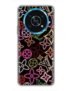Чехол для Huawei Honor Magic 6 Lite 5G с картинкой «Неоновый микс Nike»