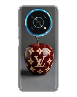 Чехол для Huawei Honor Magic 6 Lite 5G с картинкой «Красное яблоко LV»