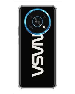 Чехол для Huawei Honor Magic 6 Lite 5G с картинкой «NASA — вертикальный логотип»