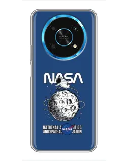 Чехол для Huawei Honor Magic 6 Lite 5G с картинкой «NASA — лунная миссия»