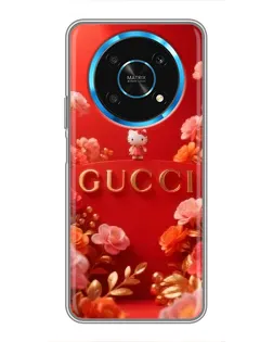 Чехол для Huawei Honor Magic 6 Lite 5G с картинкой «Gucci — золотой сад»