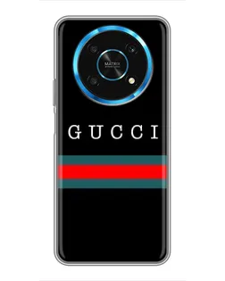 Чехол для Huawei Honor Magic 6 Lite 5G с картинкой «Gucci — красный пояс»
