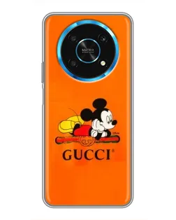 Чохол для Huawei Honor Magic 6 Lite 5G з картинкою «Міккі Маус Gucci — помаранч» Чохол для Huawei Honor Magic 6 Lite 5G з картинкою «Міккі Маус Gucci — помаранч»
