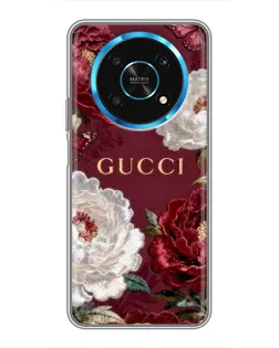 Чохол для Huawei Honor Magic 6 Lite 5G з картинкою «Gucci — бордові троянди» Чохол для Huawei Honor Magic 6 Lite 5G з картинкою «Gucci — бордові троянди»