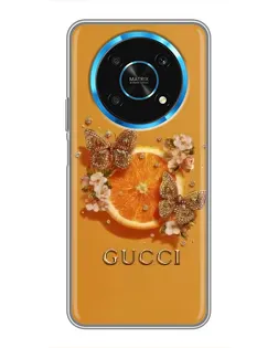 Чохол для Huawei Honor Magic 6 Lite 5G з картинкою «Gucci — золоті метелики» Чохол для Huawei Honor Magic 6 Lite 5G з картинкою «Gucci — золоті метелики»