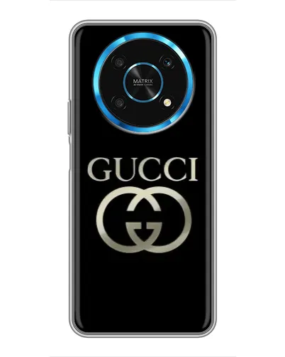 Чохол для Huawei Honor Magic 6 Lite 5G з картинкою «Gucci — золото на чорному» Чохол для Huawei Honor Magic 6 Lite 5G з картинкою «Gucci — золото на чорному»
