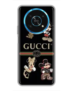 Чохол для Huawei Honor Magic 6 Lite 5G з картинкою «Gucci — герої Disney та монограма» Чохол для Huawei Honor Magic 6 Lite 5G з картинкою «Gucci — герої Disney та монограма»