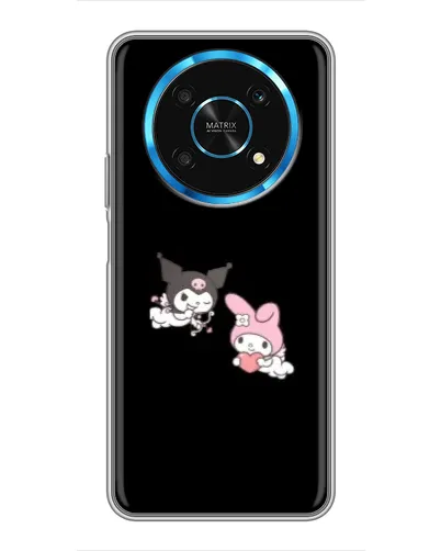 Чехол для Huawei Honor Magic 6 Lite 5G с картинкой «My Melody и Kuromi»