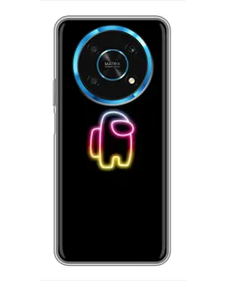 Чехол для Huawei Honor Magic 6 Lite 5G с картинкой «Among Us градиент»