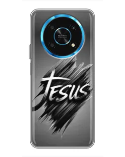 Чехол для Huawei Honor Magic 6 Lite 5G с картинкой «Надпись Jesus Graffiti»