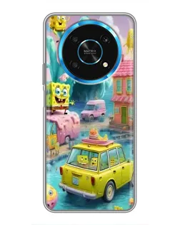 Чехол для Huawei Honor Magic 6 Lite 5G с картинкой «Монстр-трак приключения»