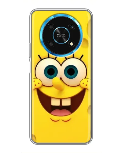 Чехол для Huawei Honor Magic 6 Lite 5G с картинкой «Губка Боб улыбка»