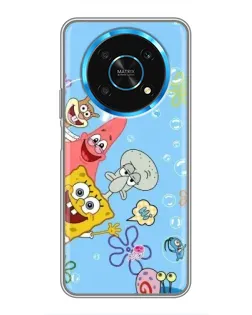 Чехол для Huawei Honor Magic 6 Lite 5G с картинкой «Веселые пузырьки»