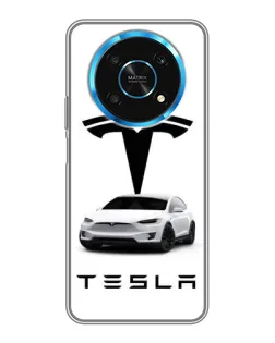 Чохол для Huawei Honor Magic 6 Lite 5G з картинкою «Tesla White Style»
