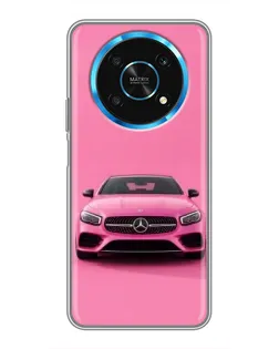 Чехол для Huawei Honor Magic 6 Lite 5G с картинкой «Розовый Mercedes AMG»