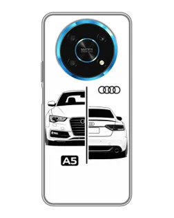 Чехол для Huawei Honor Magic 6 Lite 5G с картинкой «Audi — контрастный дизайн» Чехол для Huawei Honor Magic 6 Lite 5G с картинкой «Audi — контрастный дизайн»