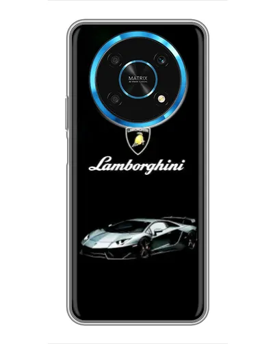 Чехол для Huawei Honor Magic 6 Lite 5G с картинкой «Логотип Lamborghini классика»