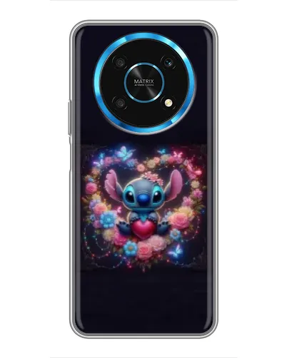 Чохол для Huawei Honor Magic 6 Lite 5G з картинкою «Stitch у квітах» Чохол для Huawei Honor Magic 6 Lite 5G з картинкою «Stitch у квітах»
