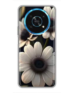 Чохол для Huawei Honor Magic 6 Lite 5G з картинкою «Білі маргаритки макро»