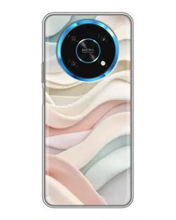 Чехол для Huawei Honor Magic 6 Lite 5G с картинкой «Пастельные нежные волны»