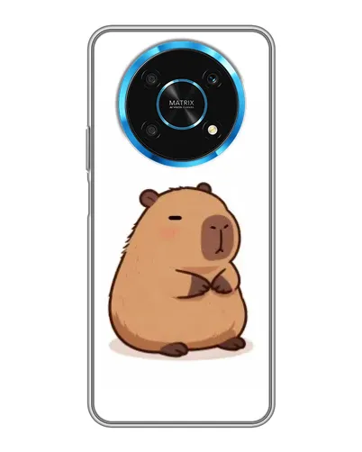 Чехол для Huawei Honor Magic 6 Lite 5G с картинкой «Толстенькая капибара»
