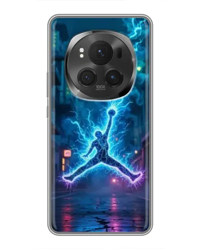 Чехол для Huawei Honor Magic 6 Pro с картинкой «Jordan Gold Jumpman» Чехол для Huawei Honor Magic 6 Pro с картинкой «Jordan Gold Jumpman»