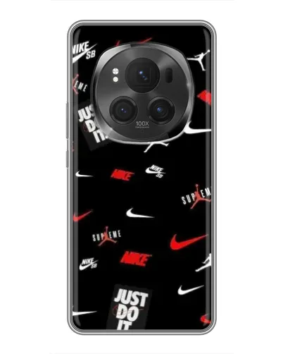 Чехол для Huawei Honor Magic 6 Pro с картинкой «Nike Mix Pattern» Чехол для Huawei Honor Magic 6 Pro с картинкой «Nike Mix Pattern»