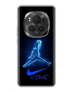 Чехол для Huawei Honor Magic 6 Pro с картинкой «Jordan Neon Blue»
