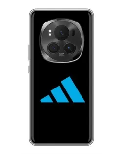 Чехол для Huawei Honor Magic 6 Pro с картинкой «Adidas Cyan Logo»