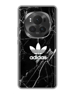 Чехол для Huawei Honor Magic 6 Pro с картинкой «Белый мрамор Adidas»