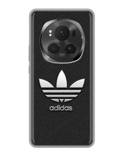 Чехол для Huawei Honor Magic 6 Pro с картинкой «Adidas Карбоновая текстура»